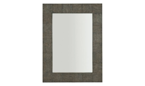 Bernhardt Linea Cerused Charcoal Frame Mirror - Image 4