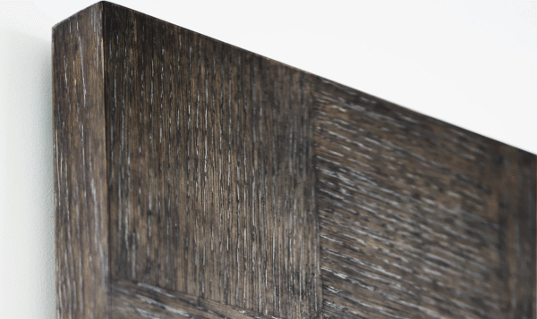 Bernhardt Linea Cerused Charcoal Frame Mirror - Image 5