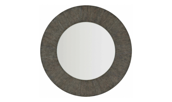 Bernhardt Linea Cerused Charcoal Frame Mirror - Image 6