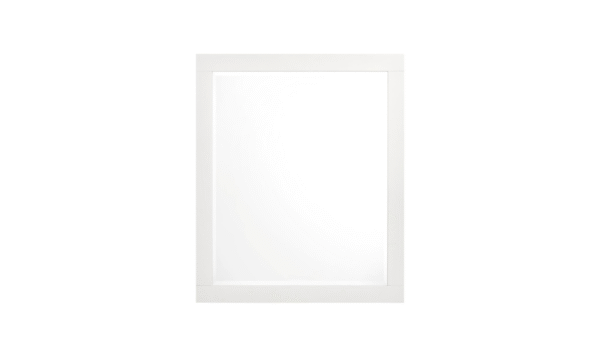 Coaster Furniture Jessica Mirror in White Wooden Frame - Image 3