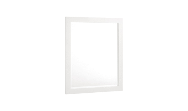 Coaster Furniture Jessica Mirror in White Wooden Frame - Image 2