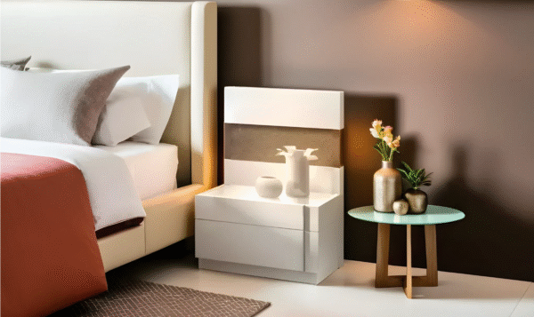 Jennifer Italia Monceau 2 Drawers Nightstand in White - Image 2