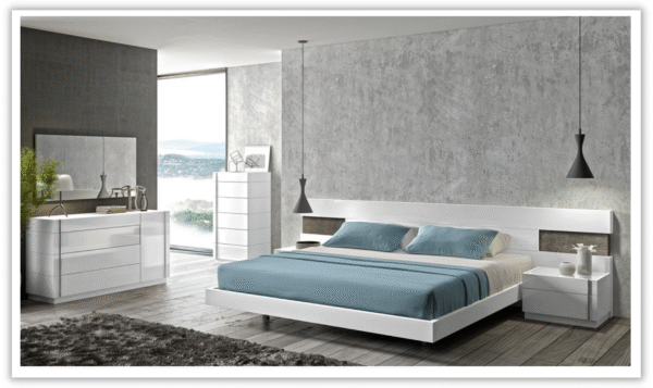 Jennifer Italia Monceau 2 Drawers Nightstand in White - Image 3