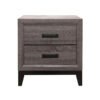 Global Furniture Laura 2-Drawers Nightstand in Two Tone Finish