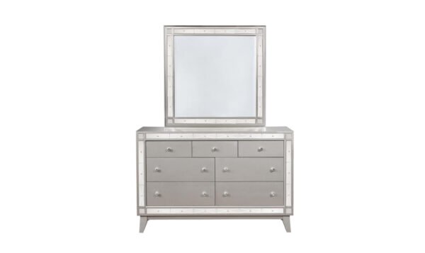 Coaster Furniture Leighton Mirror in Metallic Mercury Finish - Image 2