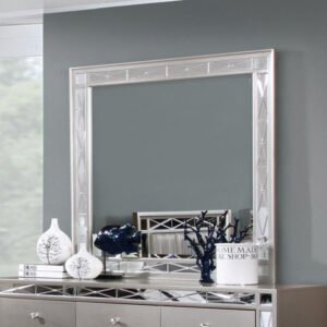 Coaster Furniture Leighton Mirror in Metallic Mercury Finish