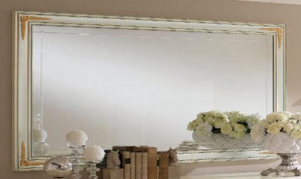 ESF Italia Liberty Buffet Rectangular Landscape Mirror Wood Frame
