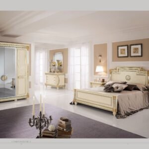ESF Furniture Liberty Rectangle Dresser Mirror in White Frame