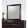 Coaster Furniture Phoenix Dresser Mirror in Cappuccino Frame Finish