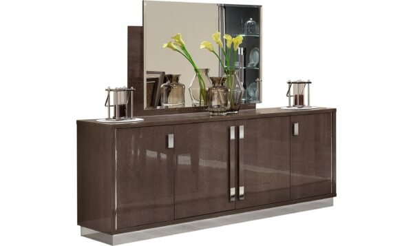 ESF Furniture Platinum Rectangle Dresser Mirror - Image 2
