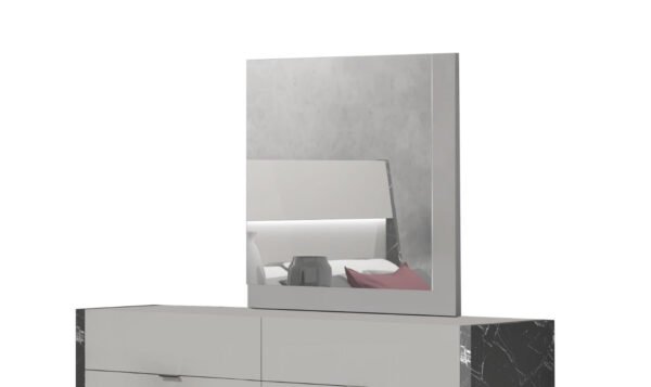 Jennifer Italia Mah Jong Mirror in Gray - Image 3